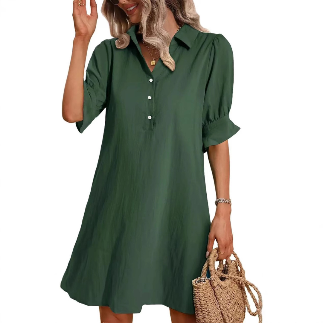 Women's Collared Dress Shirt