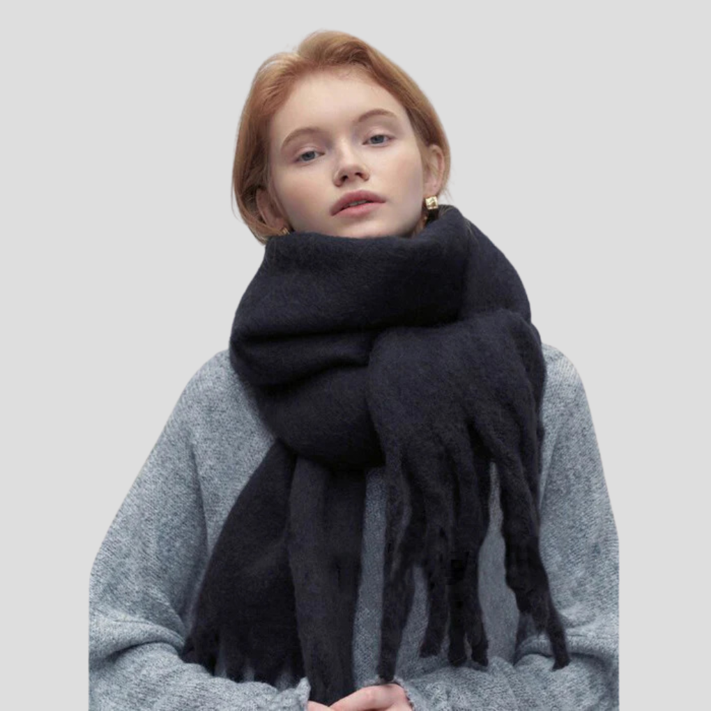 Women's Tassel Silk Scarf