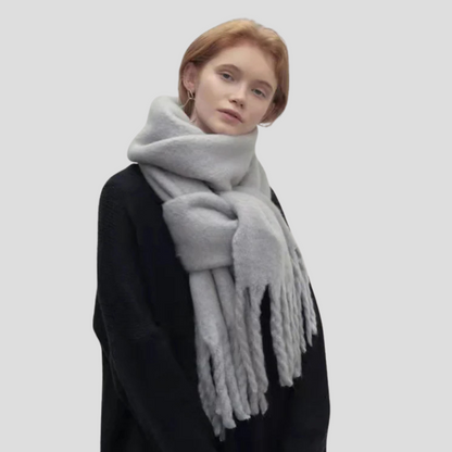 Women's Tassel Silk Scarf