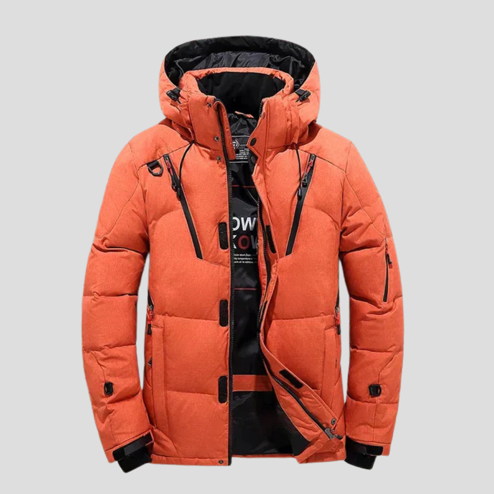 Men's Down Filled Jacket Insulated Waterproof
