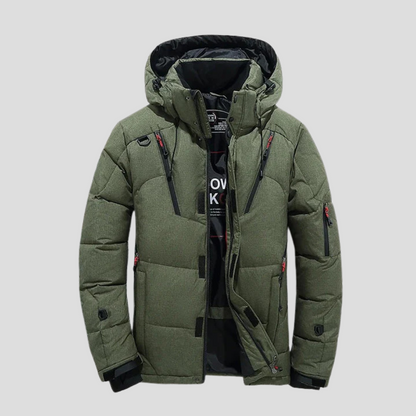Men's Down Filled Jacket Insulated Waterproof