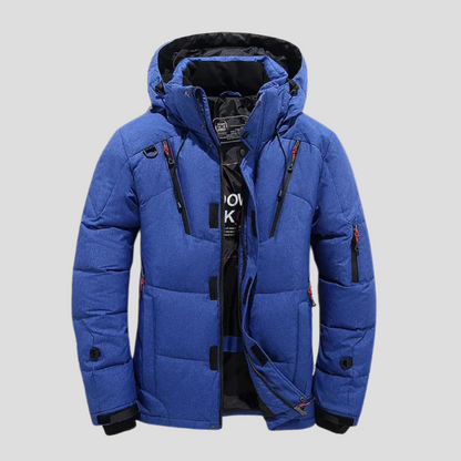 Men's Down Filled Jacket Insulated Waterproof