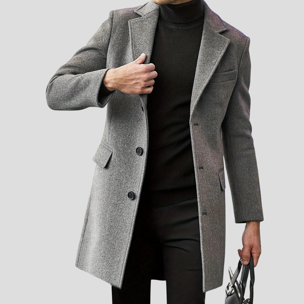 Men's Classic Wool Overcoat