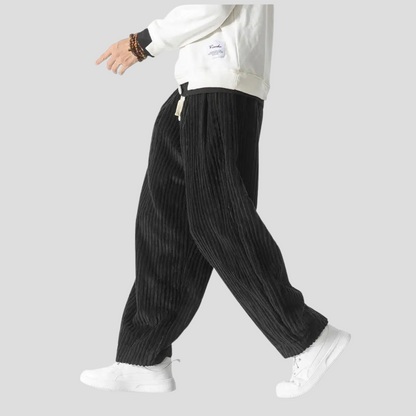 Men's Straight Leg Cotton Trousers