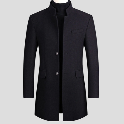 Men's Wool-Blend Classic Coat