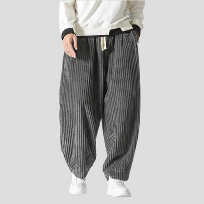 Men's Straight Leg Cotton Trousers