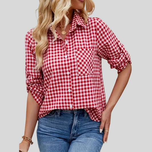 Women's Casual Relaxed Fit Shirt - Fashinoza