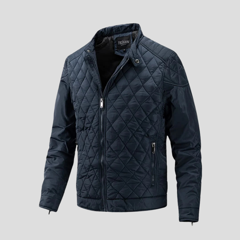 Men's Quilted Jacket Elegant Transitional Layer