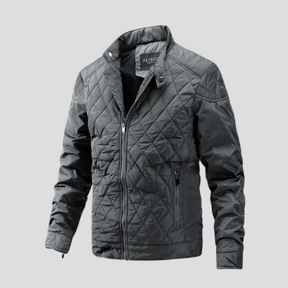 Men's Quilted Jacket Elegant Transitional Layer