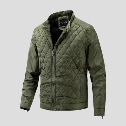 Men's Quilted Jacket Elegant Transitional Layer