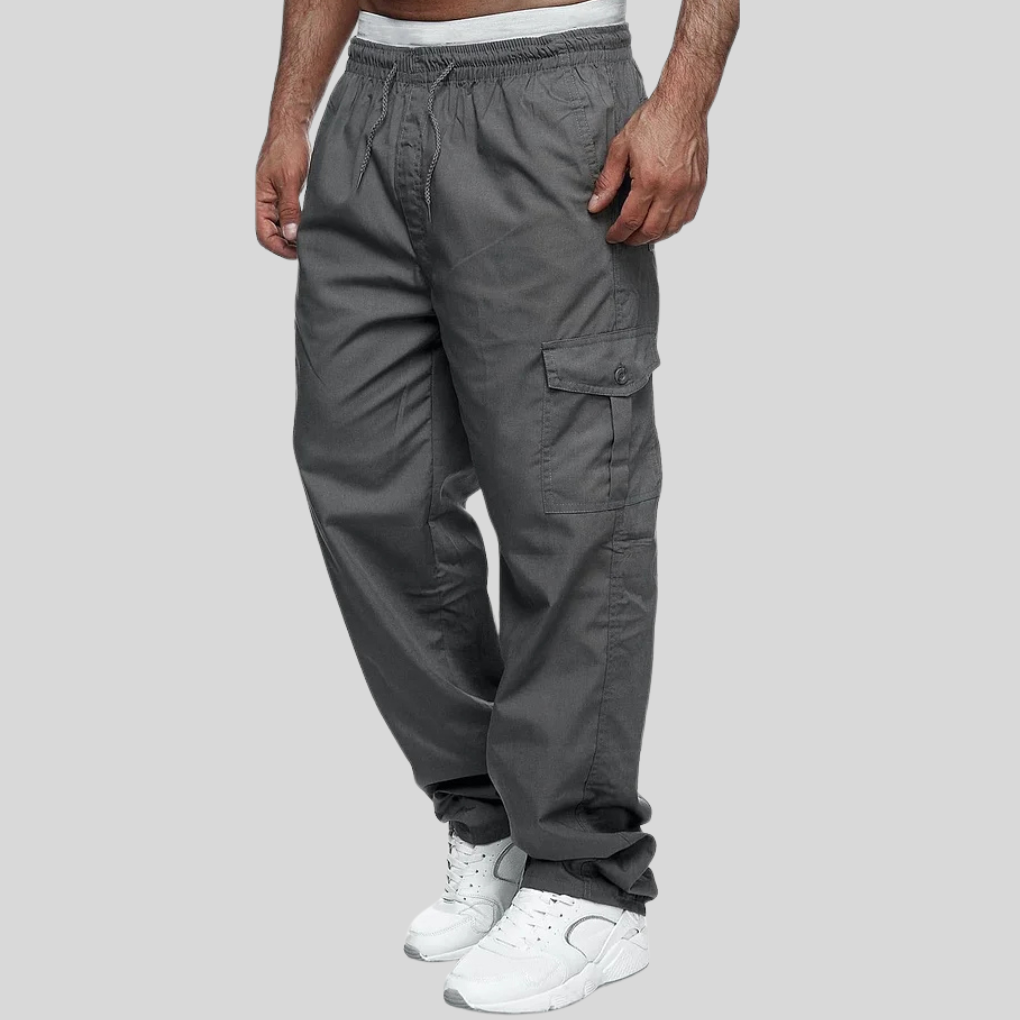 Men's Outdoor Pants Multi-Pocket Waterproof