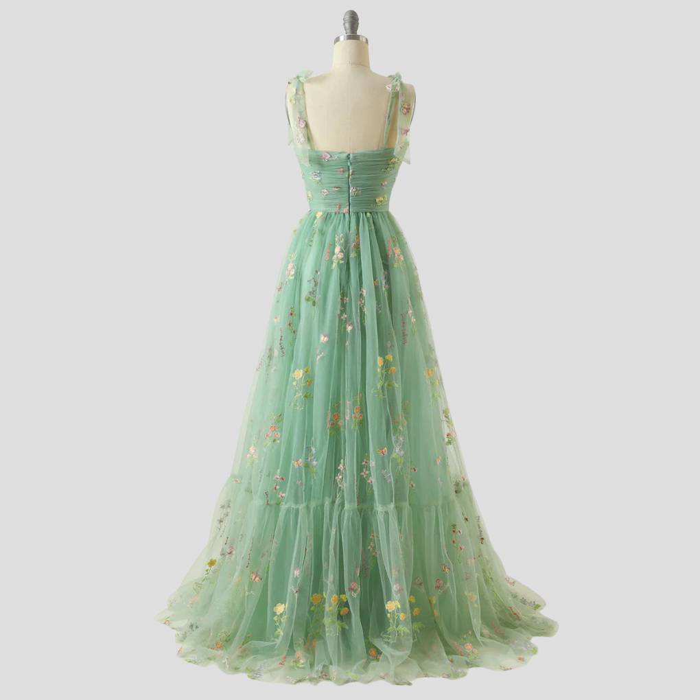 Women's Tulle Ball Gown Dress - Fashinoza