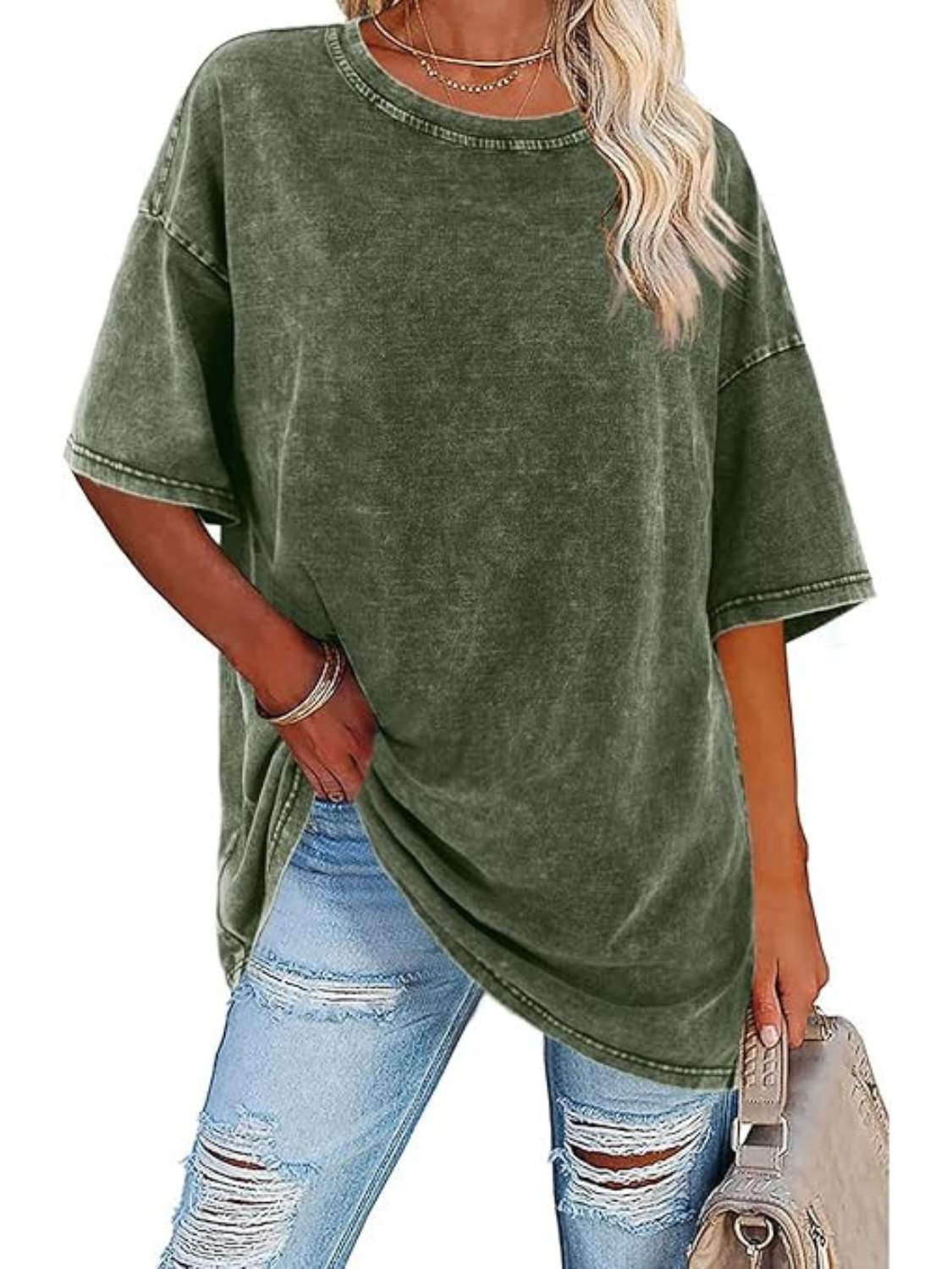 Women's Dropped Shoulder T-Shirt