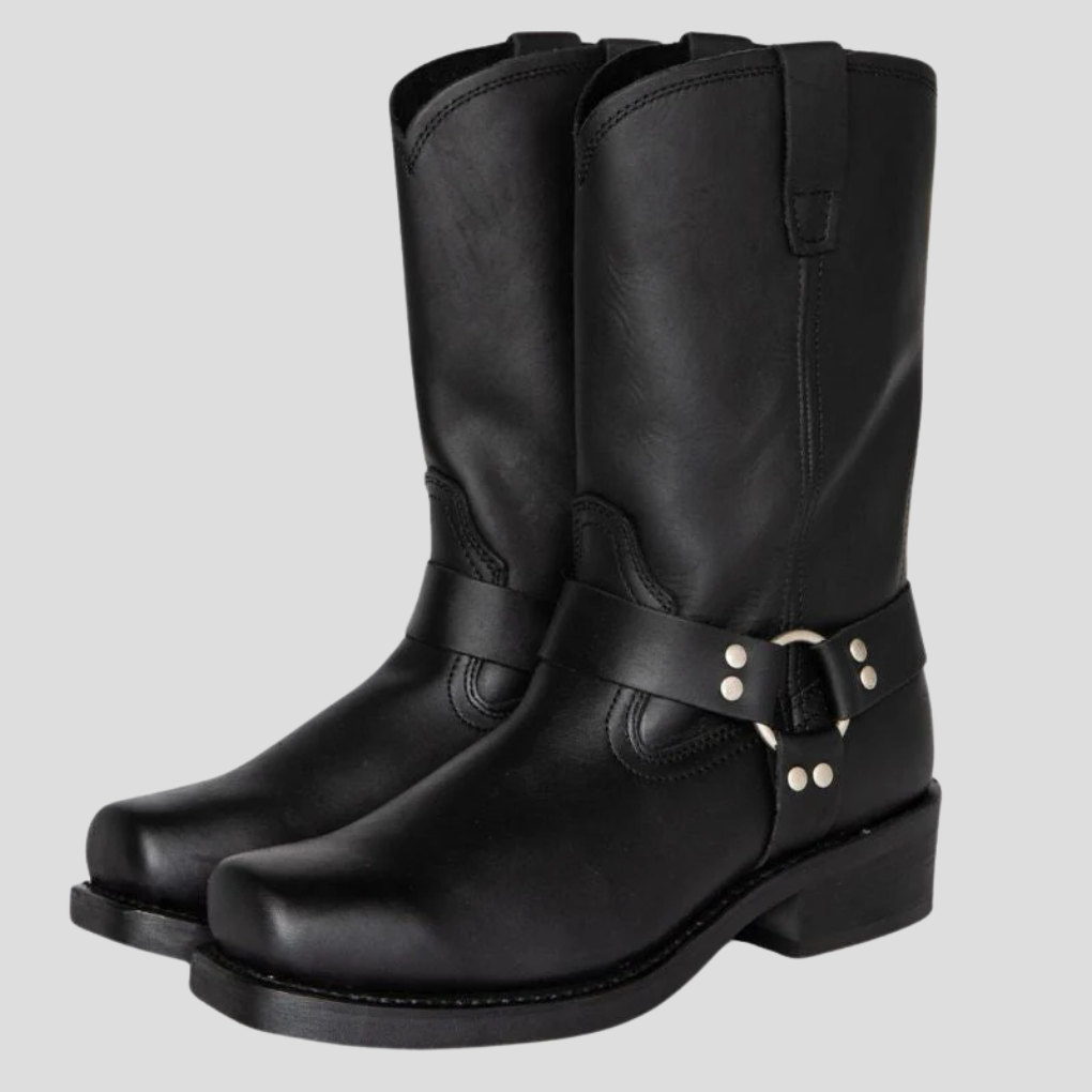 Men's Cowboy Boots Vintage Style - Fashinoza