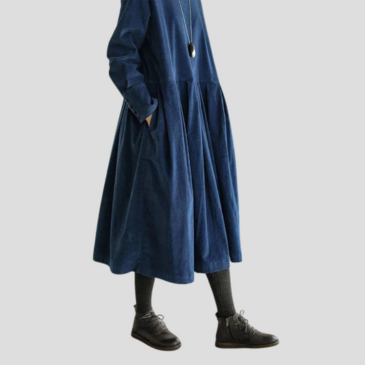 Women's Formal Long Dress Elegant Silhouette - Fashinoza