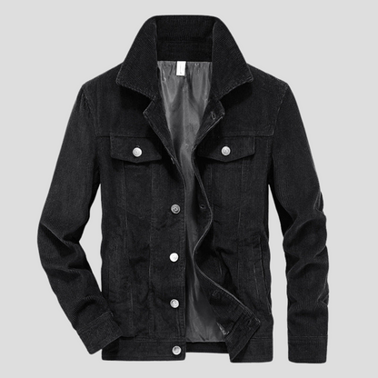 Men's Corduroy Jacket Thin Cut Streamlined Style