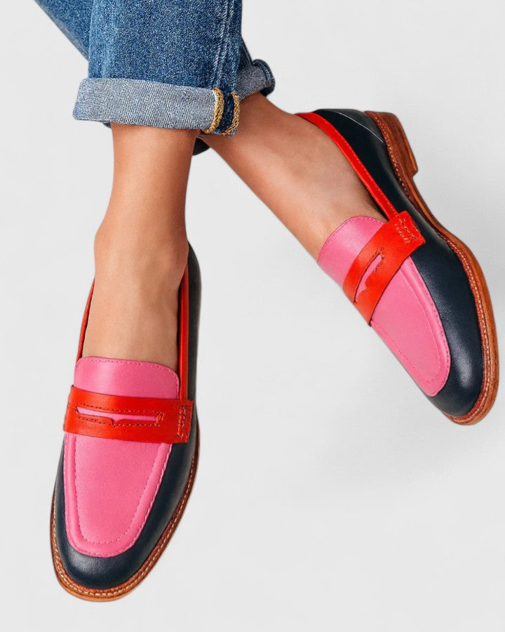 Women's Flat Slip-On Loafers - Fashinoza