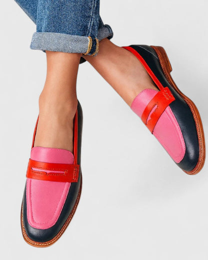 Women's Flat Slip-On Loafers - Fashinoza