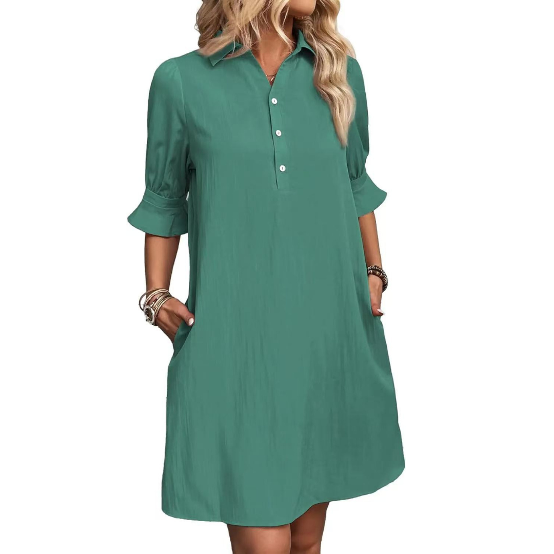 Women's Collared Dress Shirt