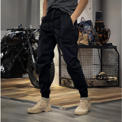 Men's Cargo Pants Stretch Fabric Rugged Comfort