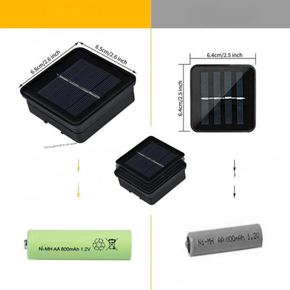 Moroccan Solar String Lights Water-Resistant