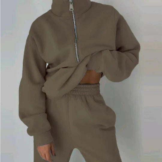 Elsiem Women's Zipper Tracksuit