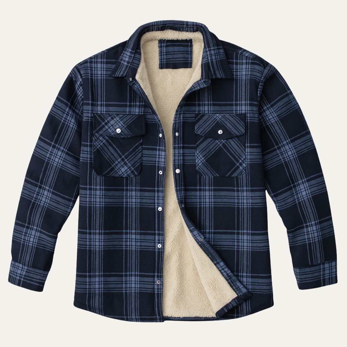 Men's Fleece Lined Outdoor Jacket - Fashinoza