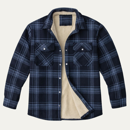 Men's Fleece Lined Outdoor Jacket - Fashinoza