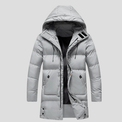 Men's Parka Coat Waterproof Insulated Black
