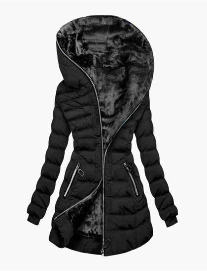 Women’s Hooded Waterproof Puffer Winter Jacket