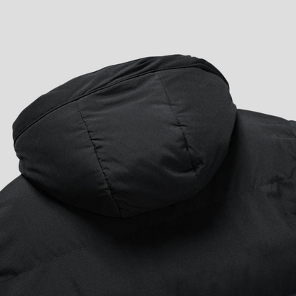 Men's Parka Coat Waterproof Insulated Black