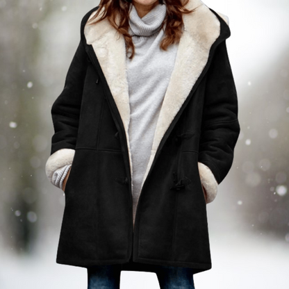 Women's Sherpa Winter Coat - Fashinoza