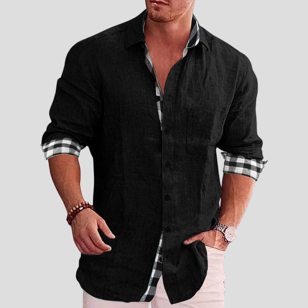 Men's Casual Shirt Classic Fit - Fashinoza