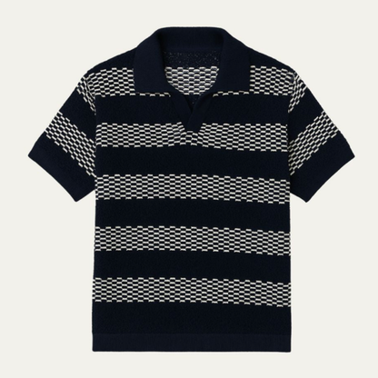 Cotswold Men's Linen Polo Shirt - Fashinoza