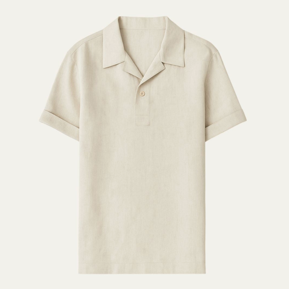 Thornton Men's Linen Polo Shirt - Fashinoza