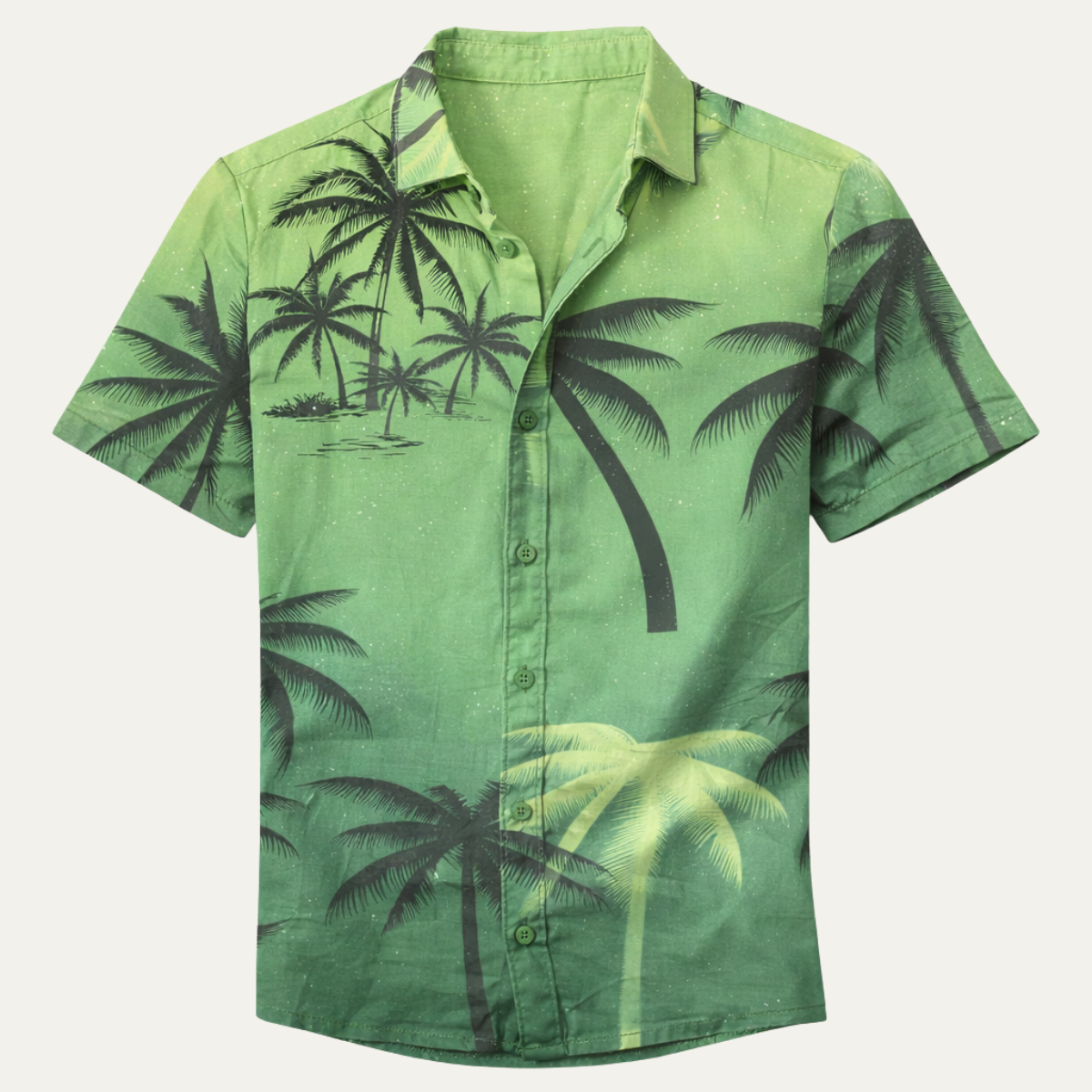 Men's Hawaiian Shirt Tropical Coconut Print Casual - Fashinoza