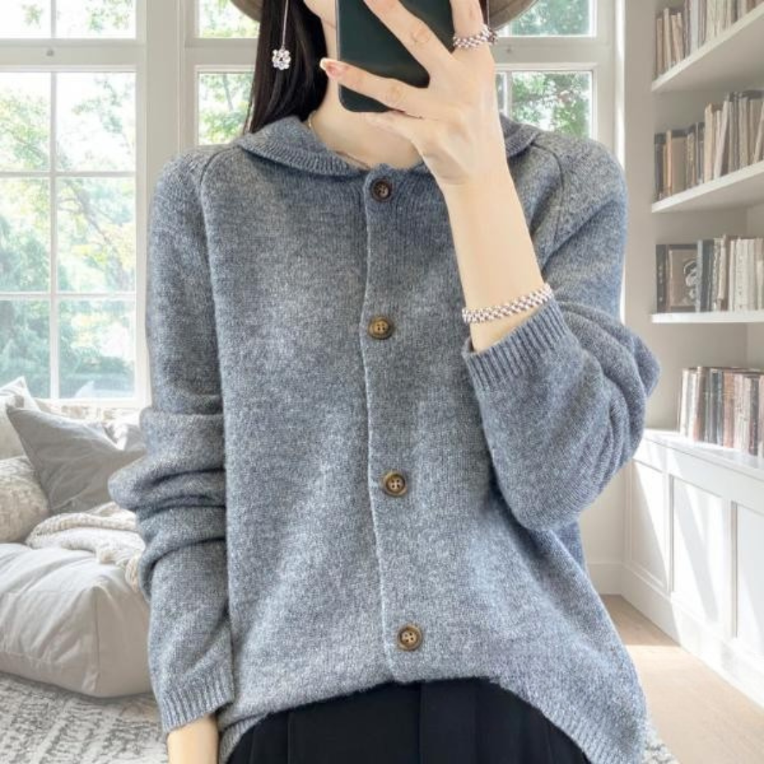 Women's Casual Cardigan Sweater - Fashinoza