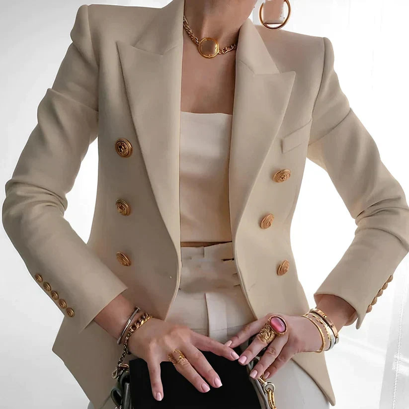 Women's Classic Blazer Tailored Fit Contemporary Design - Fashinoza