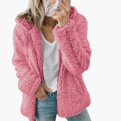 Women’s Cozy Teddy Hooded Jacket