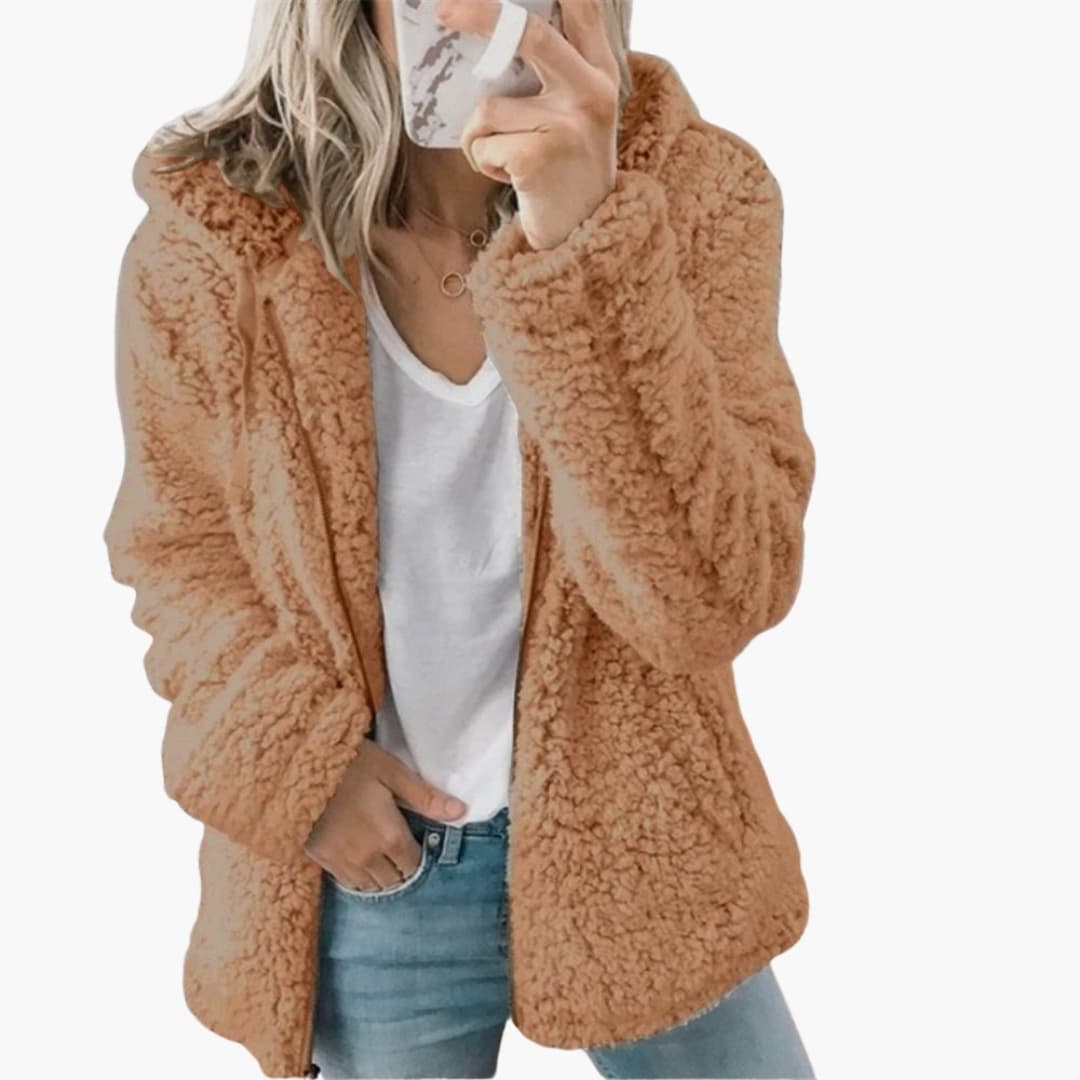 Women’s Cozy Teddy Hooded Jacket