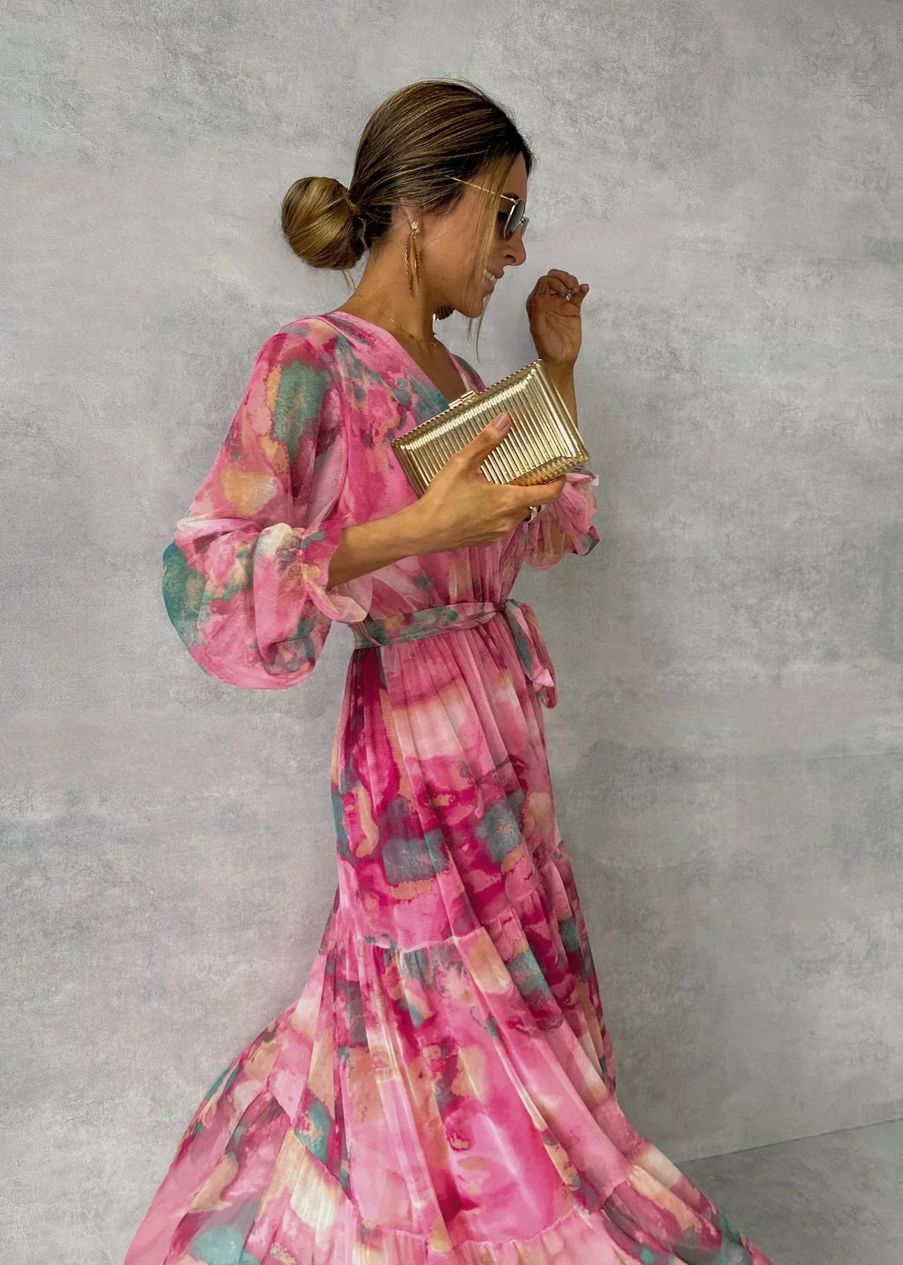 Women's Long Sleeve Summer Dress Lightweight
