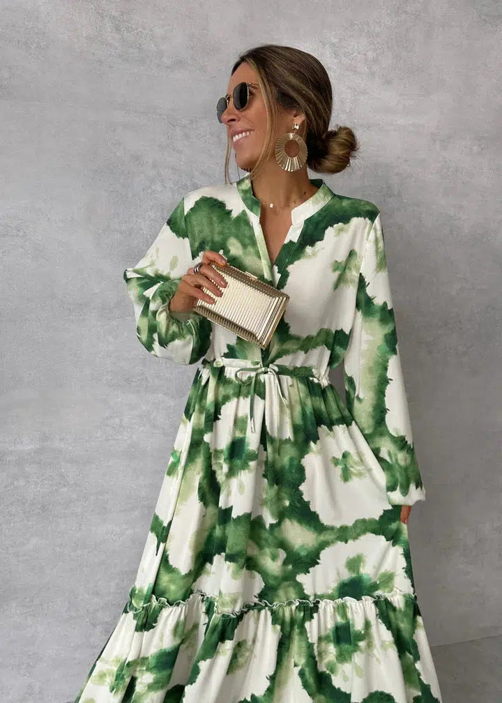 Women's Maxi Dress Elegant Flowy - Fashinoza