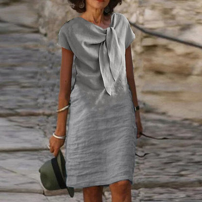 Isabella Women's Short Sleeve Mini Sheath Dress