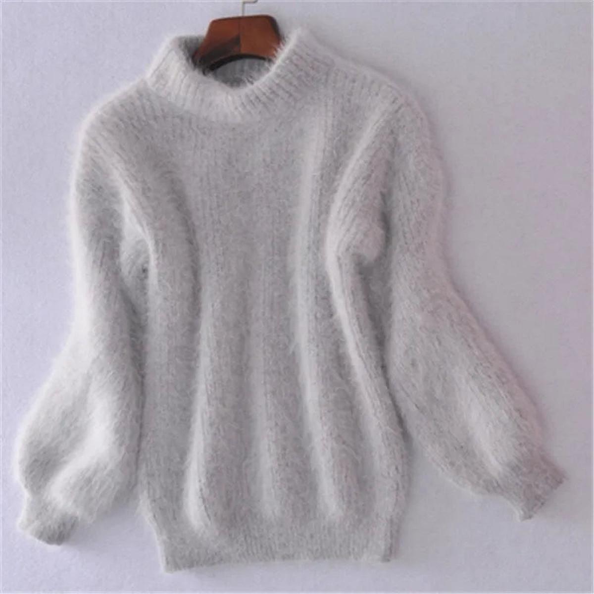 Margaret | Women Winter Mock Neck Pullover Sweater