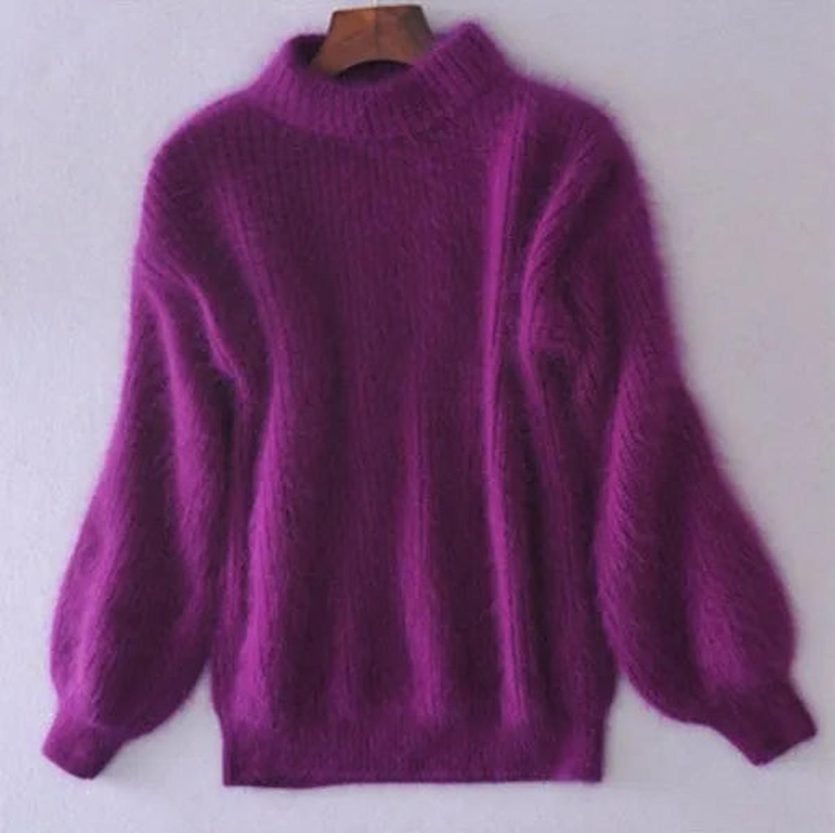 Margaret | Women Winter Mock Neck Pullover Sweater