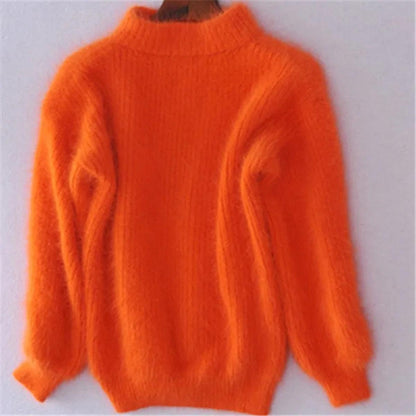 Margaret | Women Winter Mock Neck Pullover Sweater