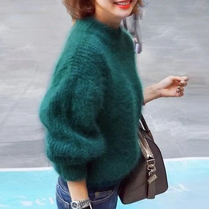 Margaret | Women Winter Mock Neck Pullover Sweater