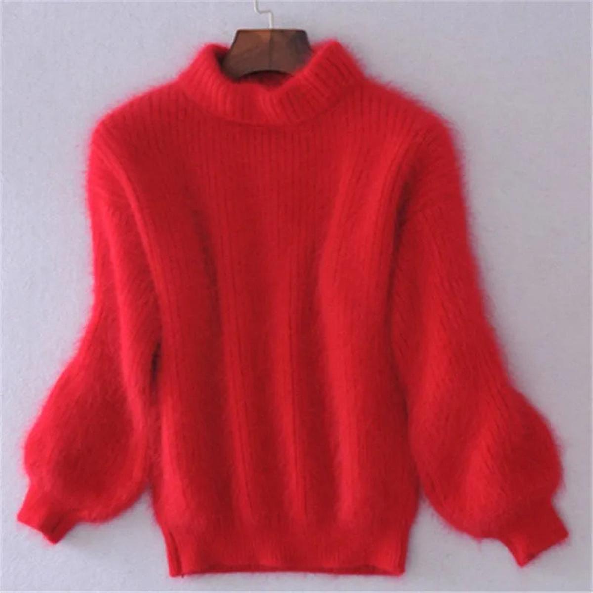 Margaret | Women Winter Mock Neck Pullover Sweater