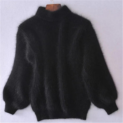 Margaret | Women Winter Mock Neck Pullover Sweater