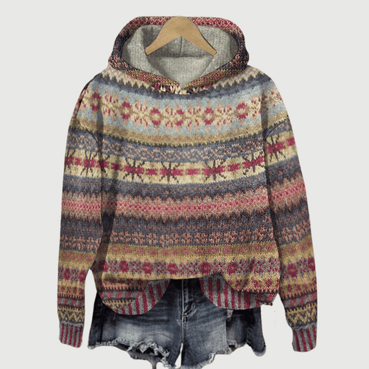 Women's Cozy Knit Sweater Warm Pullover - Fashinoza